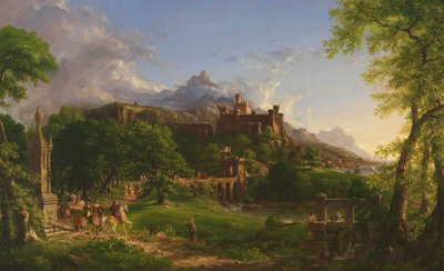 出発、1837 作： Thomas Cole